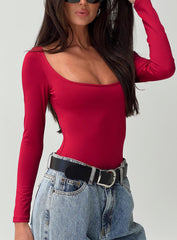 Ellery Bodysuit Red