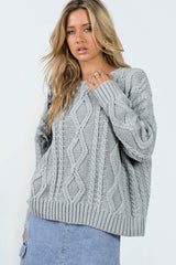 Anaya Oversized Sweater Grey