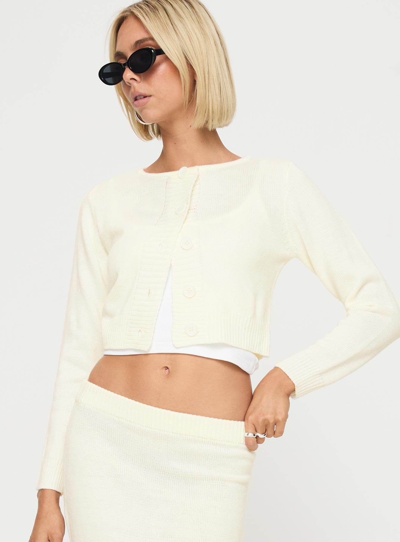 Collase Knit Sweater Cream