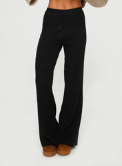 Montana Knit Pants Black