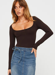 Ellery Bodysuit Brown