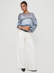 Perren Sweater Blue Stripe