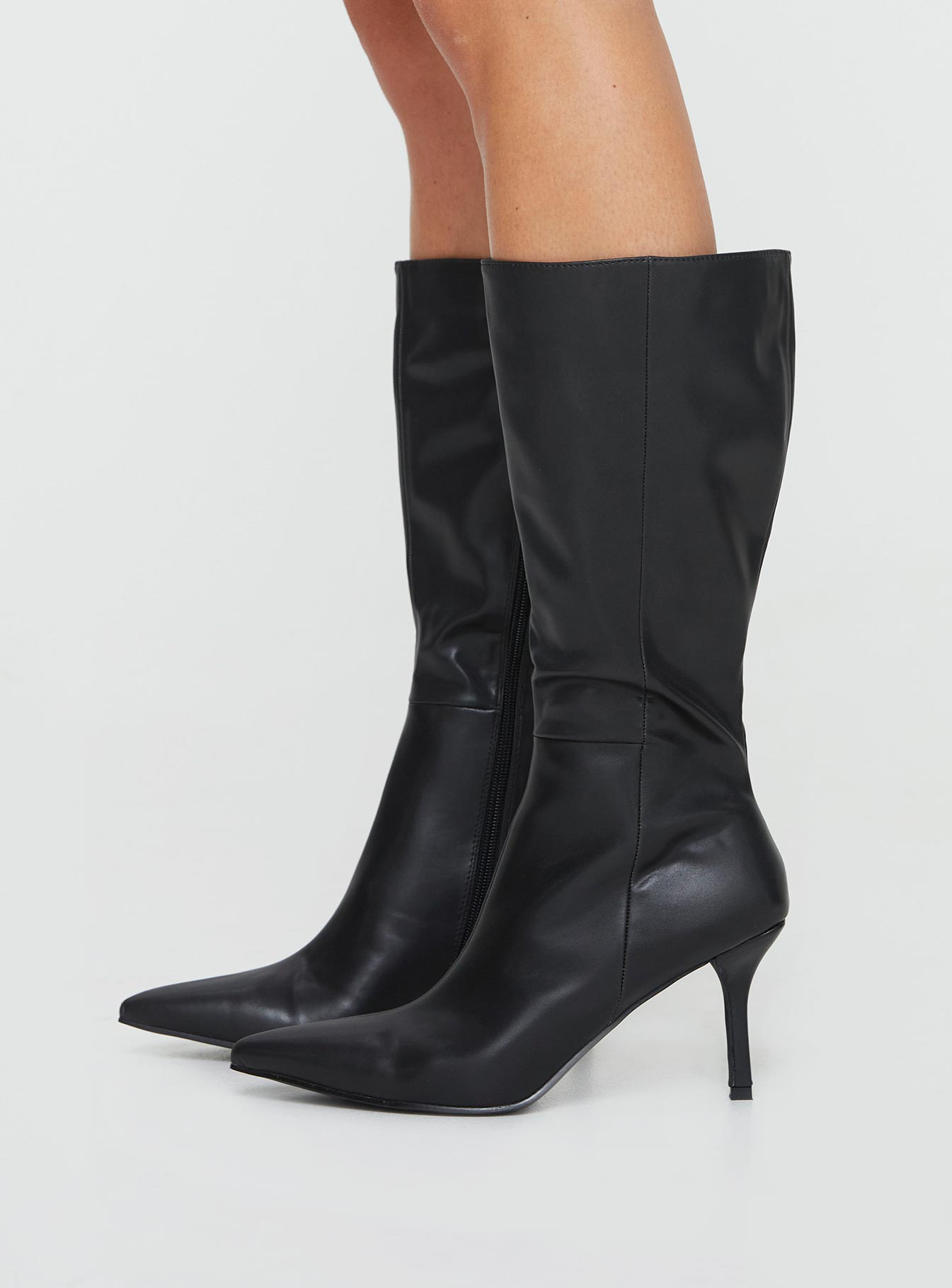 Elodiee Knee High Boots Black