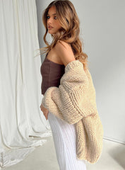 Lester Knit Cardigan Cream