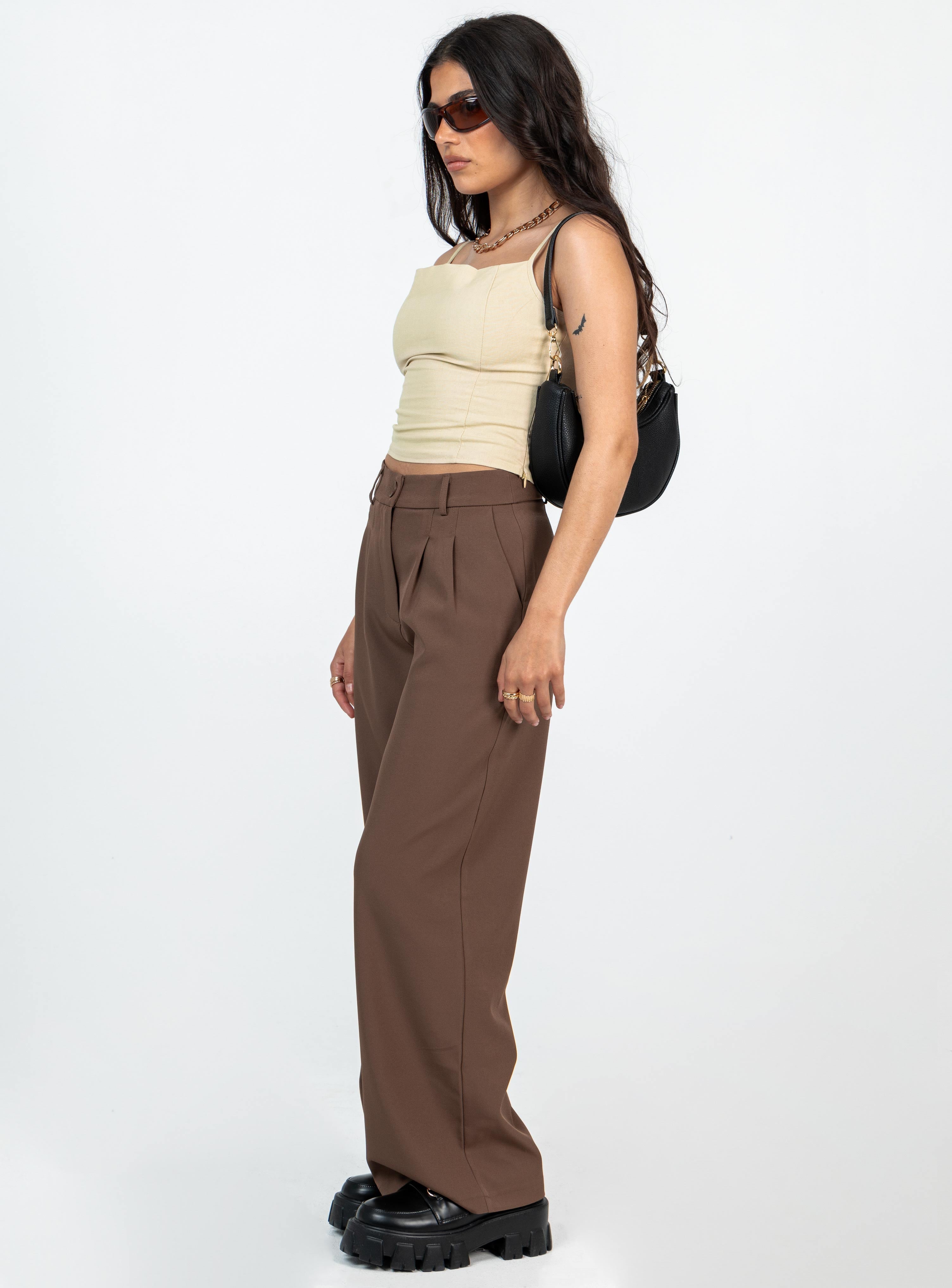 Archer Pants Brown Petite