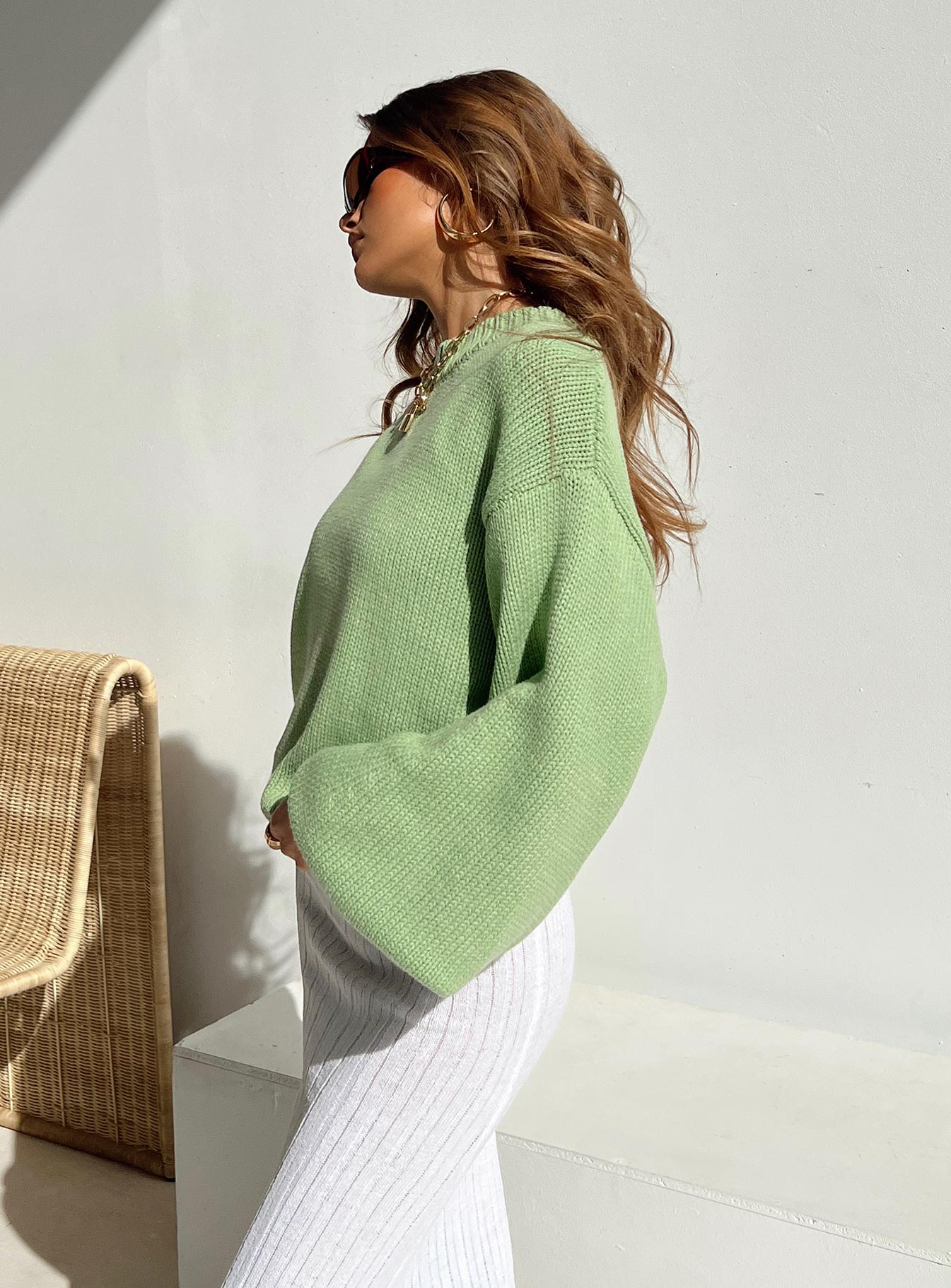 Harmony Knit Sweater Sage