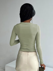 Arnim Long Sleeve Top Green