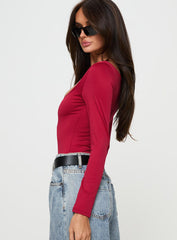 Ellery Bodysuit Red