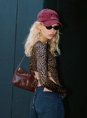 Uzo Long Sleeve Top Leopard