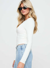 Jakob Long Sleeve Top White