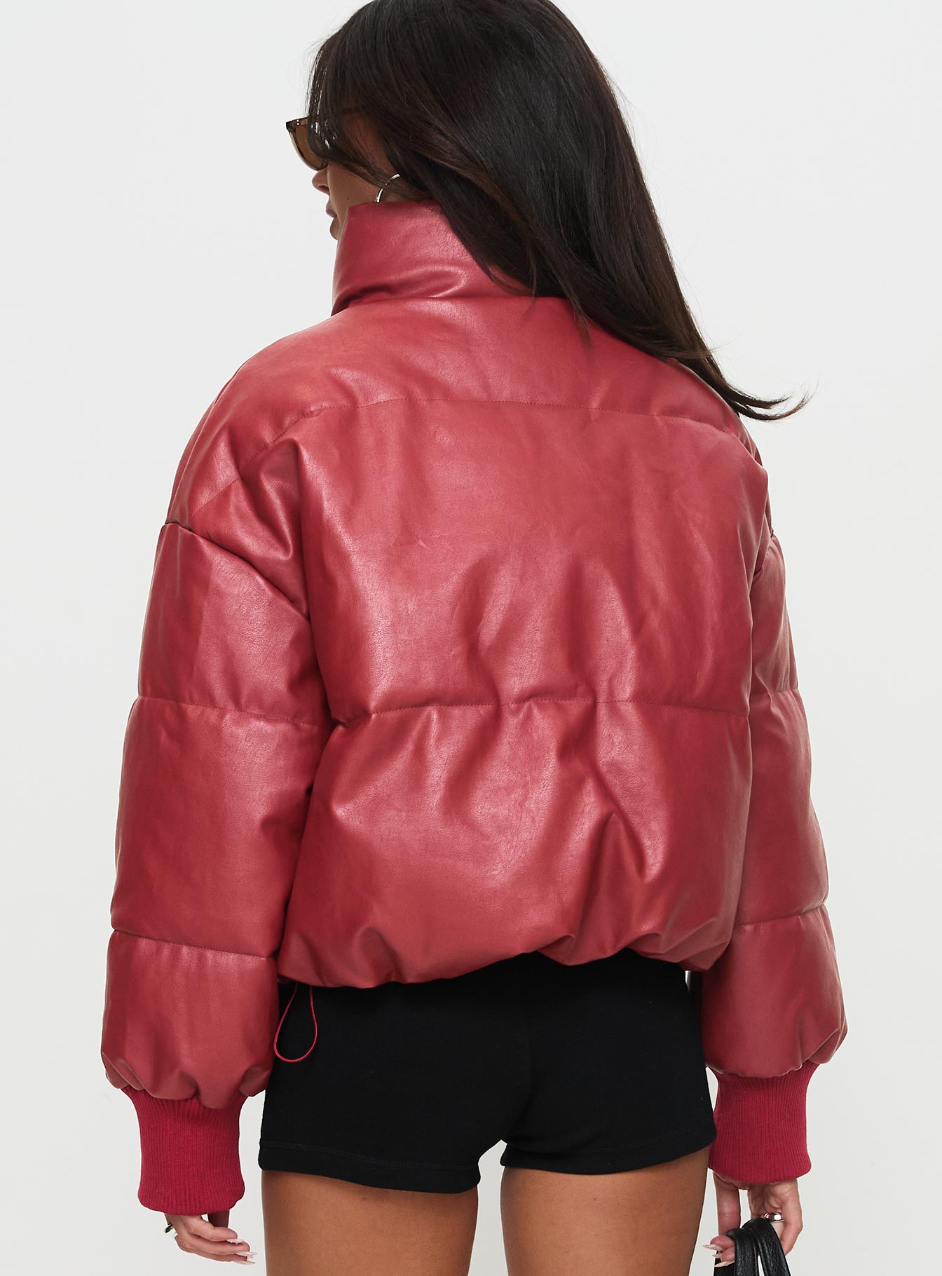 Myler Puffer Jacket Burgundy