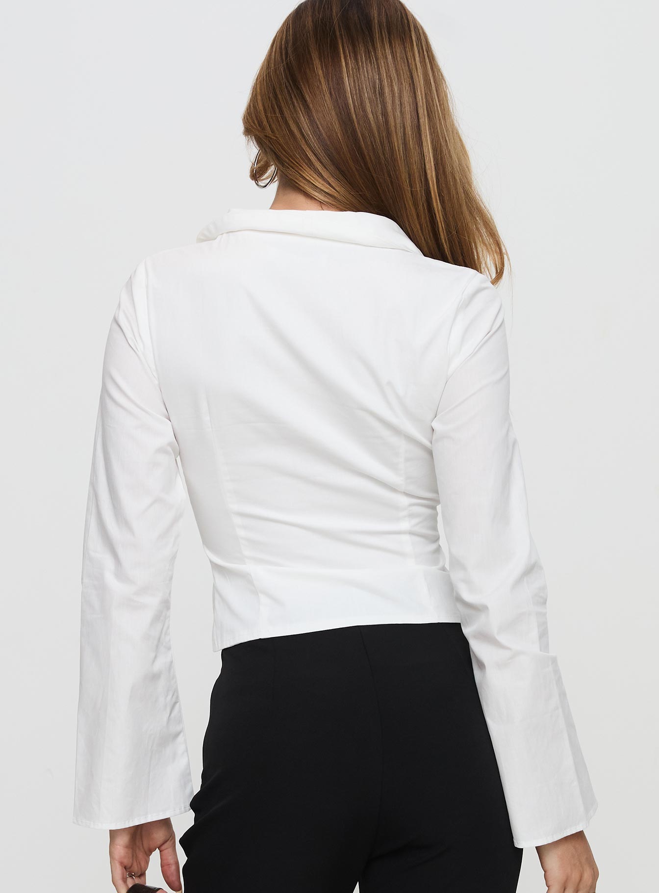 Work Of Art Long Sleeve Top White