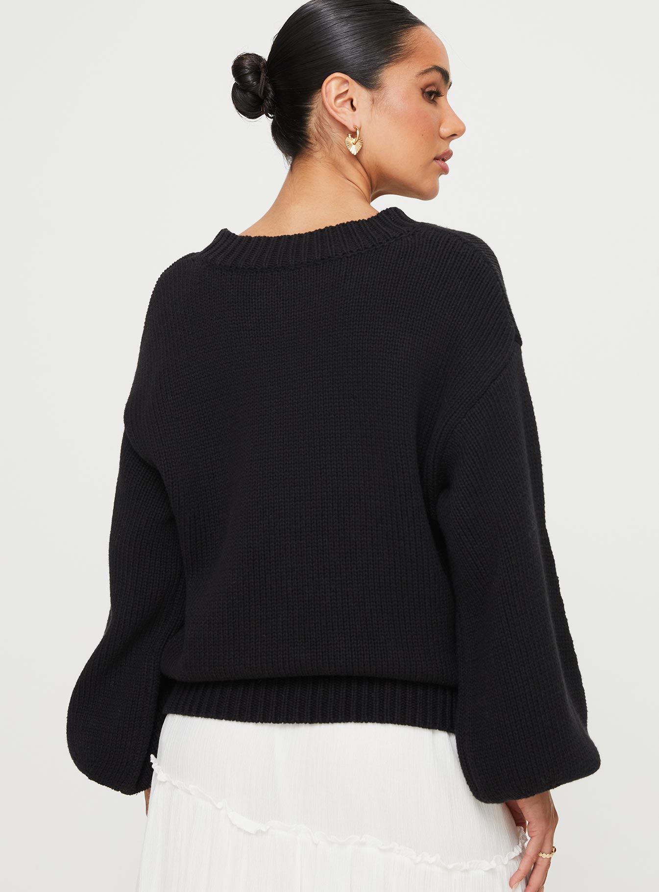 Harmony Knit Sweater Black