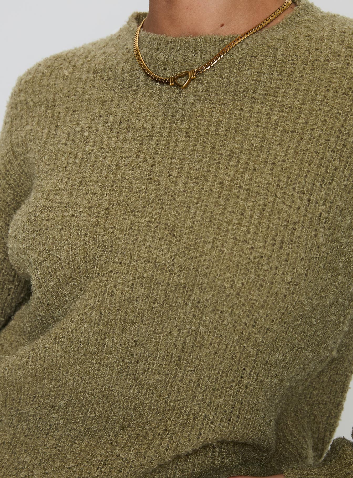 South End Knit Sweater Khaki