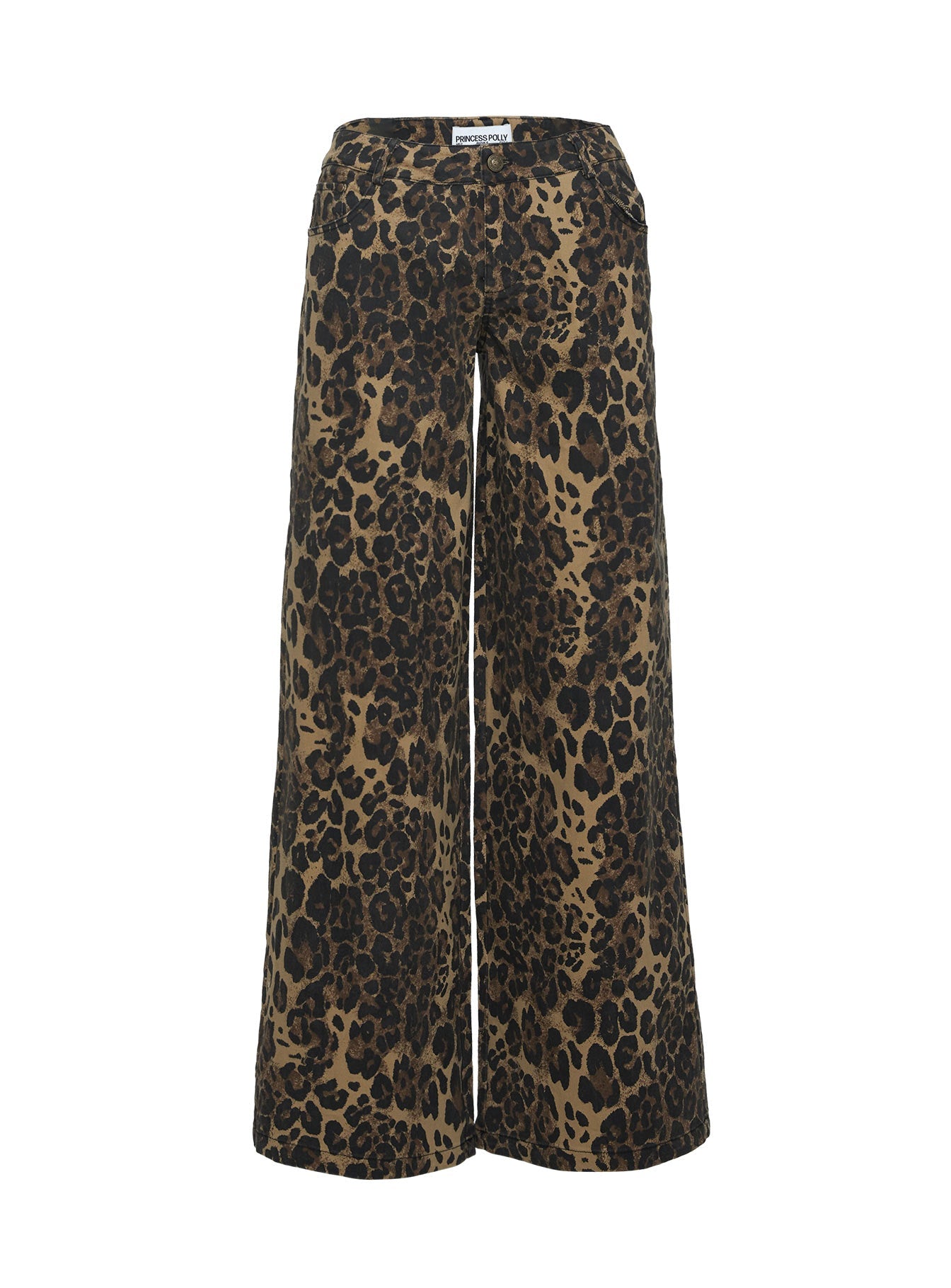 Pantar Low Rise Pants Leopard