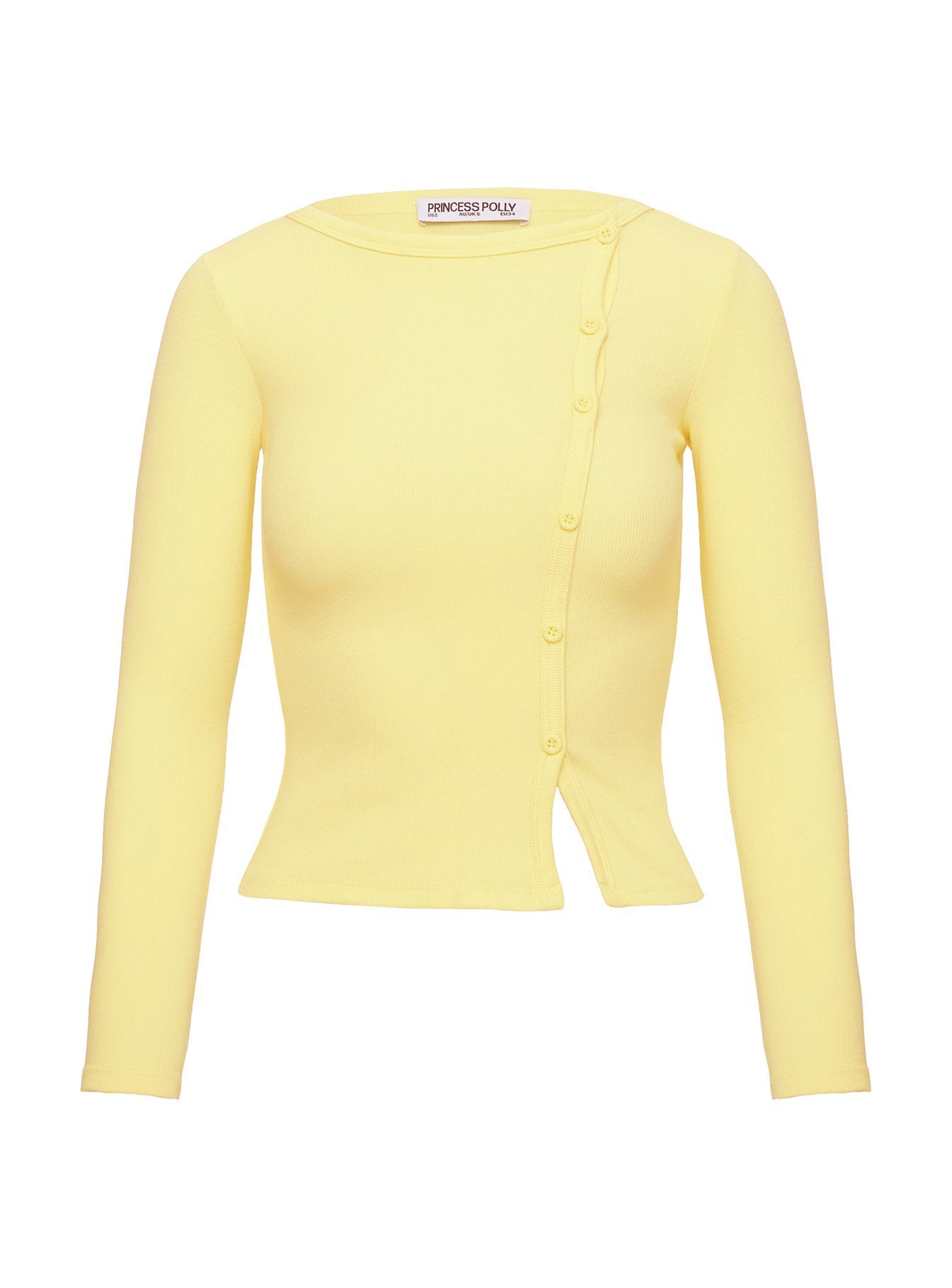 Passoni Long Sleeve Top Lemon