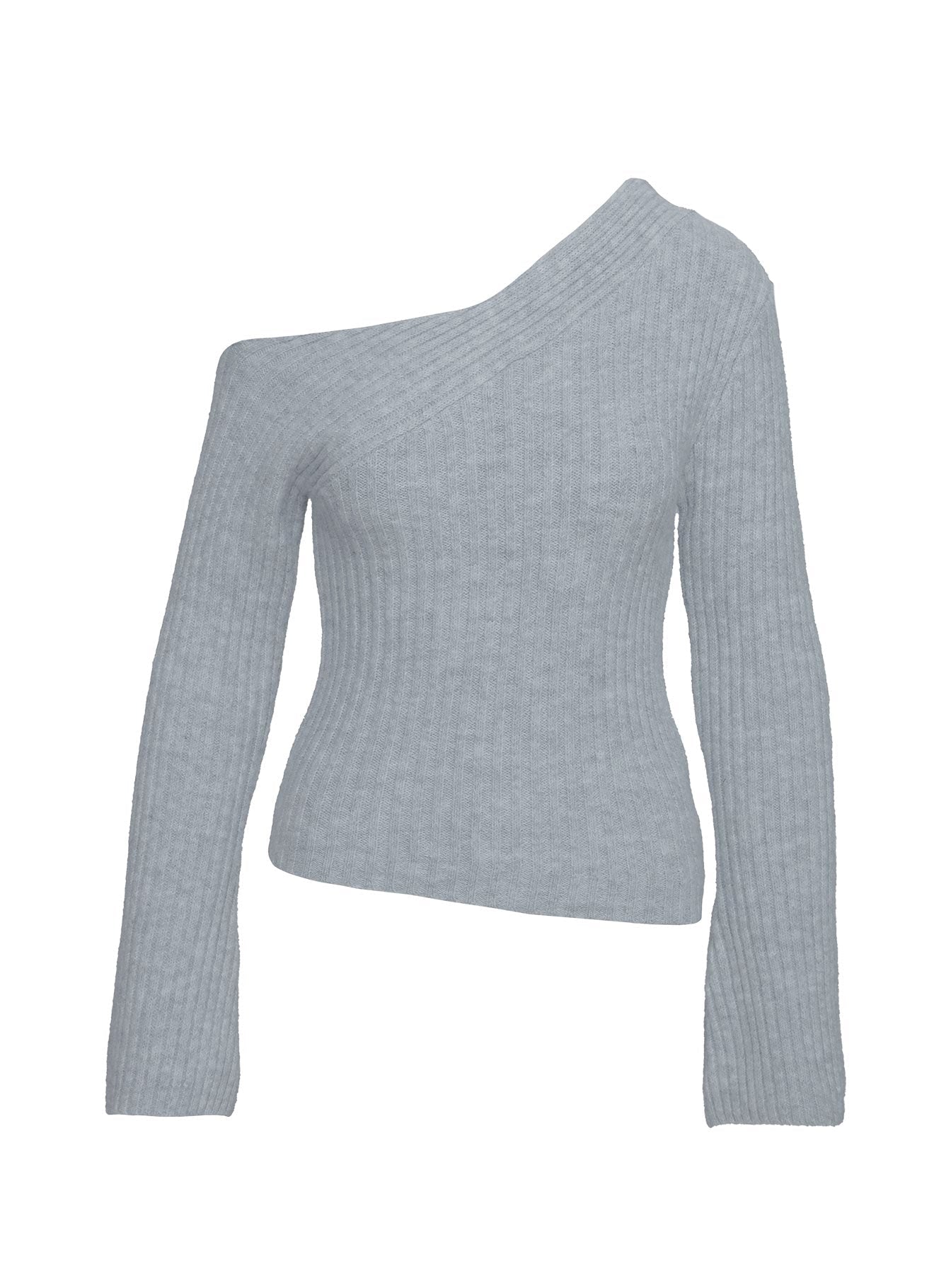 Phillips Cold Shoulder Sweater Grey